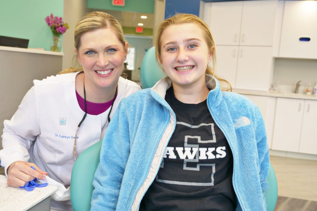 Dr. Swan and a patient