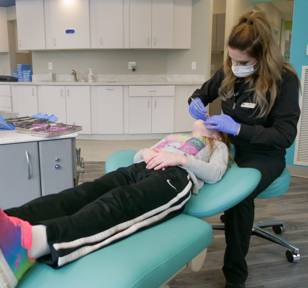Swan staff working on a patient